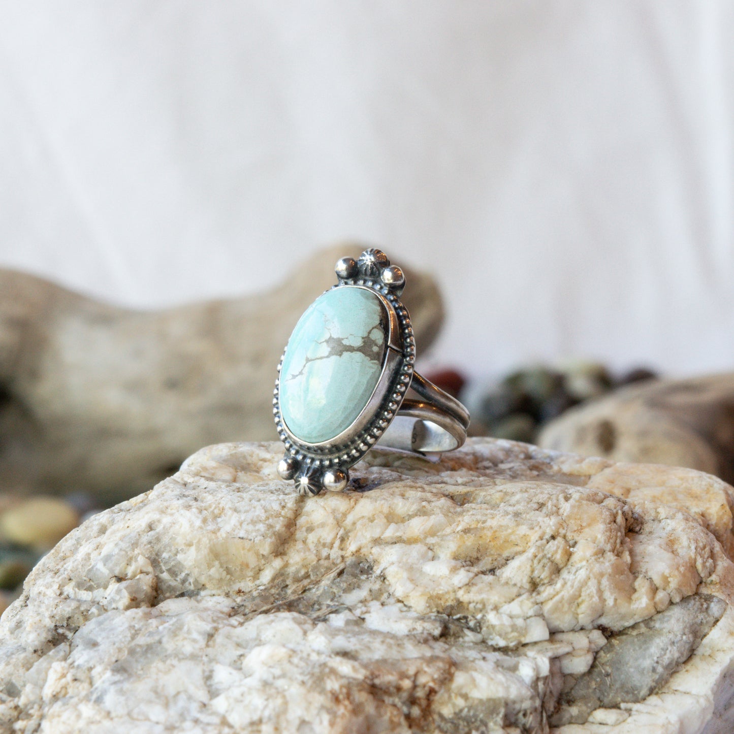 Carico Lake Turquoise Ring