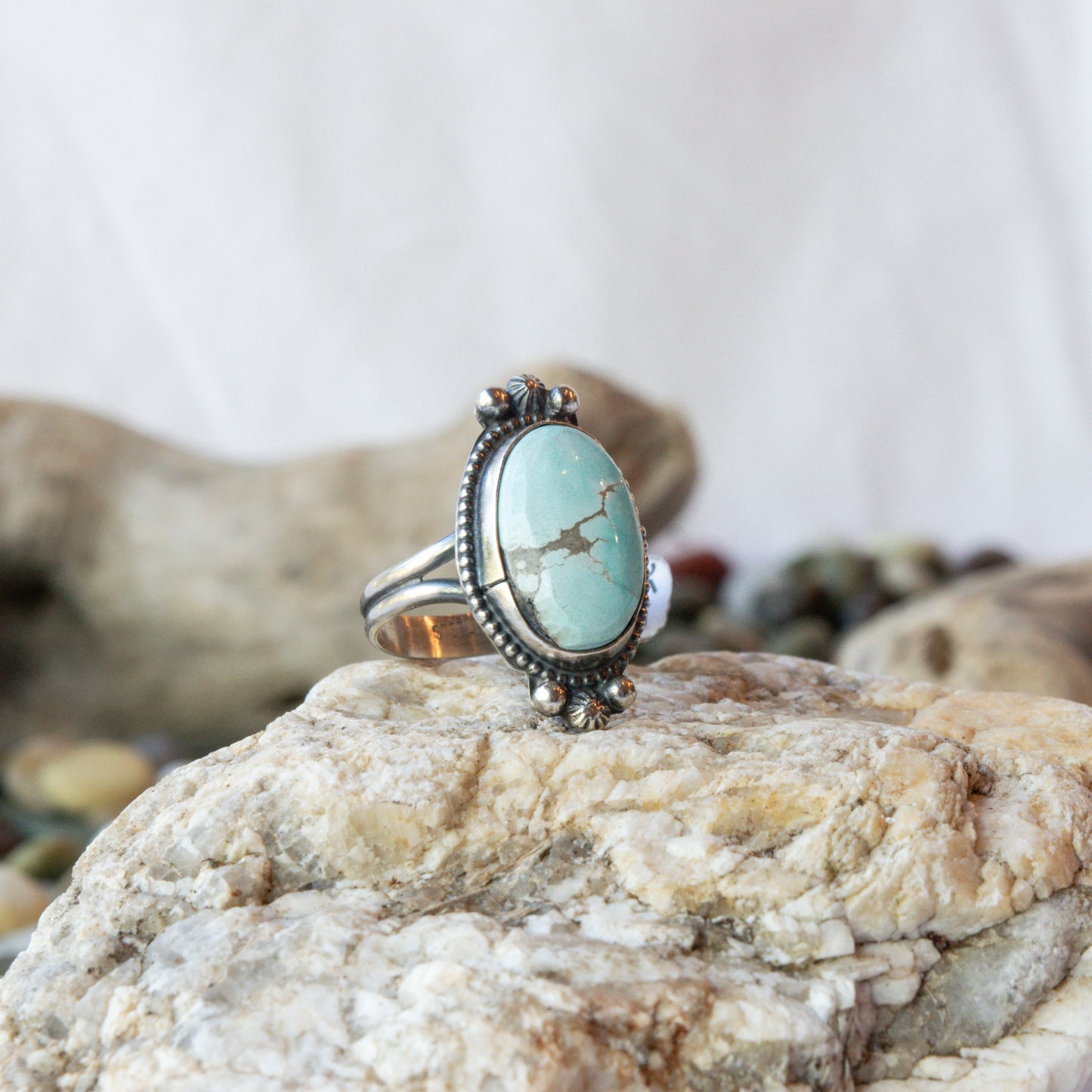 Carico Lake Turquoise Ring