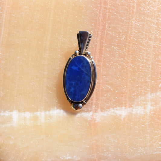 Electric Lazurite Pendant