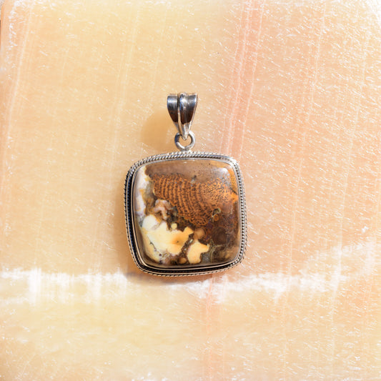 Agate Forest Pendant