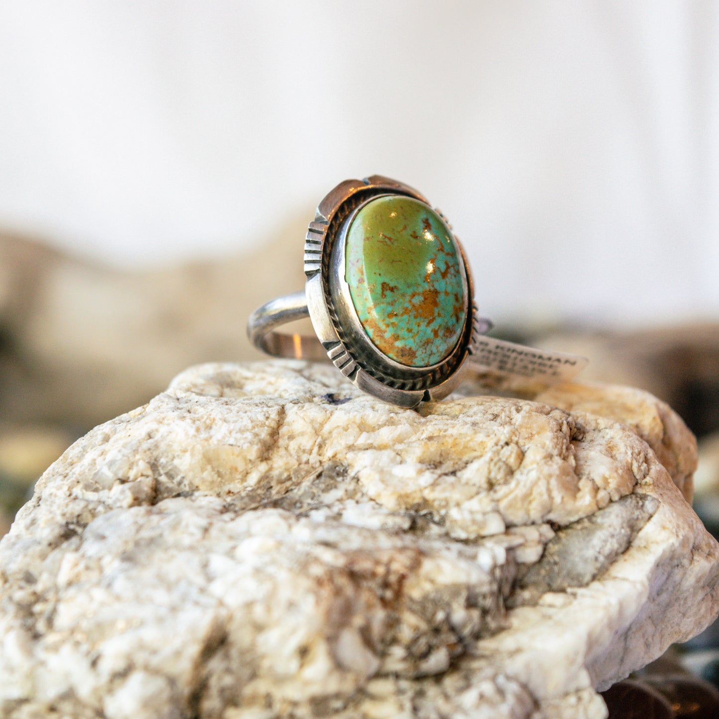 Kingman Turquoise Navajo Ring