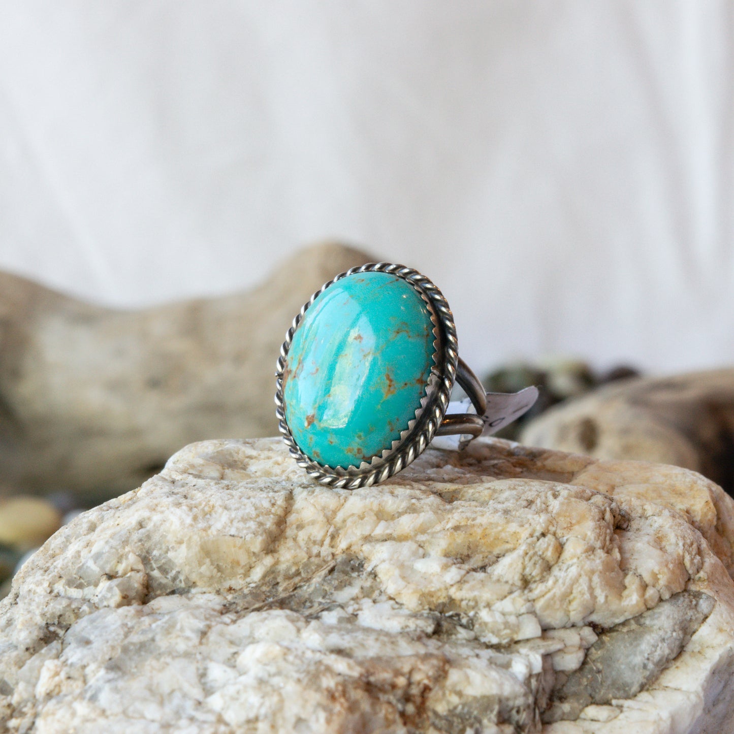 Globe Kingman Turquoise Ring