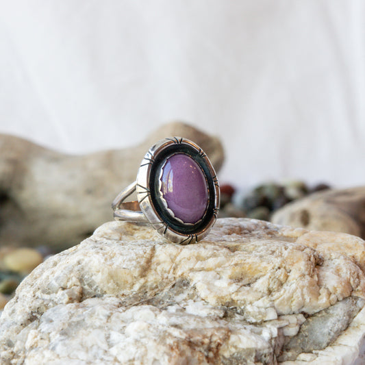 Phosphosiderite Native American Ring