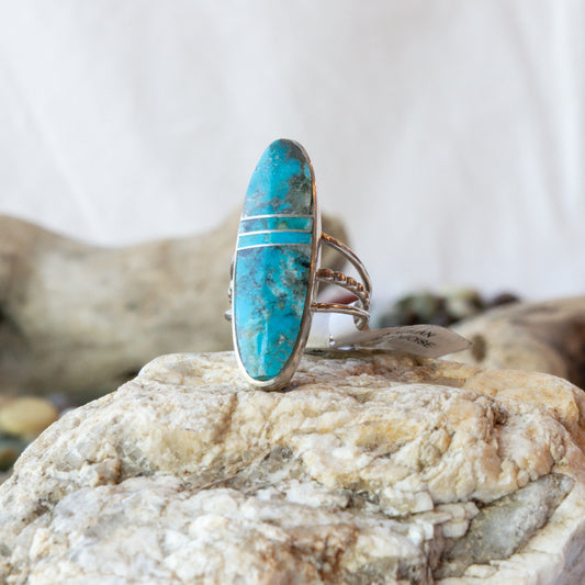 Pillars of Turquoise Ring