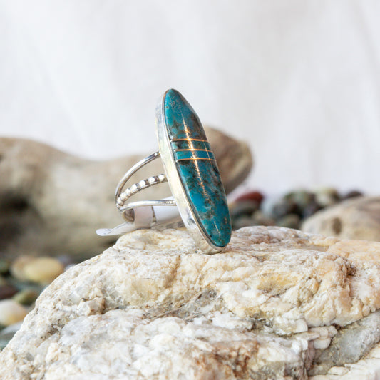 Pillars of Turquoise Ring