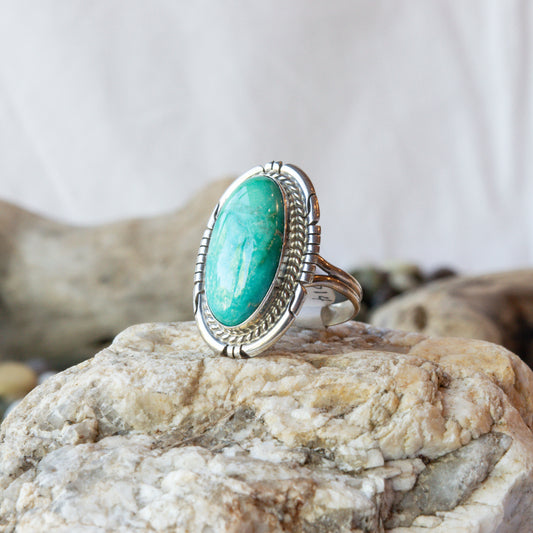 Classic Carico Turquoise Ring