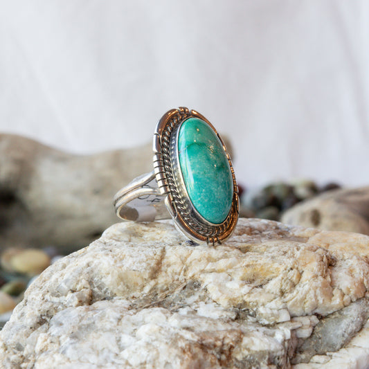 Classic Carico Turquoise Ring