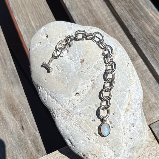 Moonstone Link Bracelet