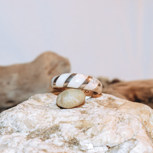 Candy Cane Inlay Ring