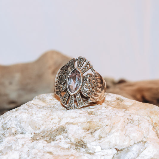 Lavender Crown Ring