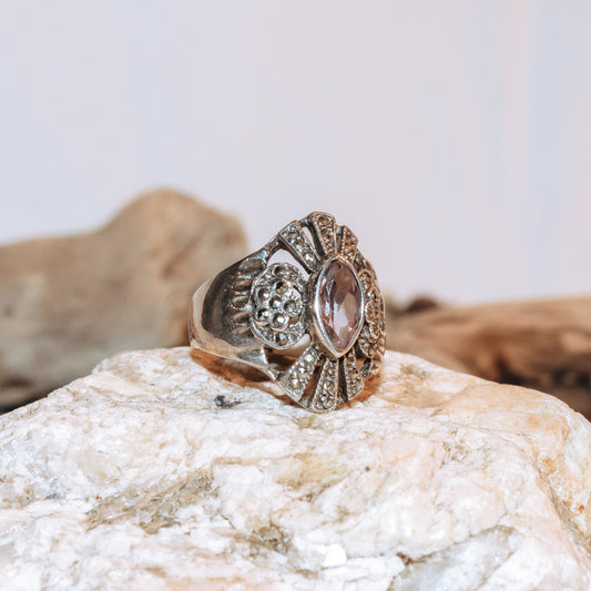 Lavender Crown Ring