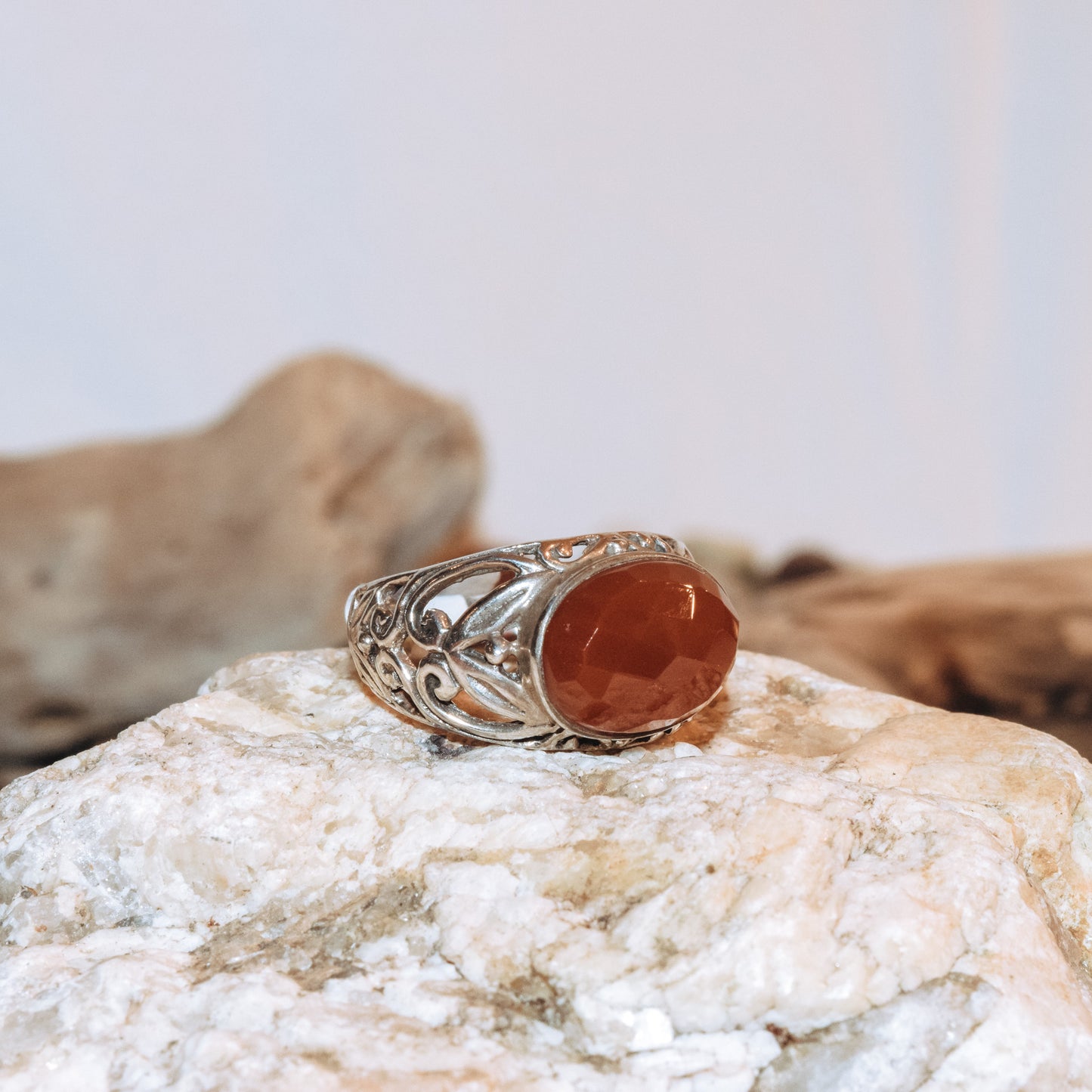 Red & Vines Ring