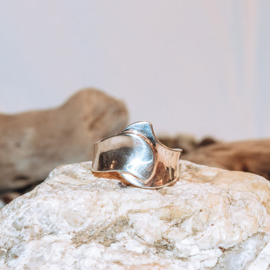 Silver Waves Ring