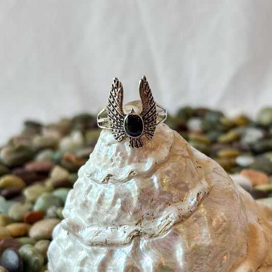Spinel Eagle Ring
