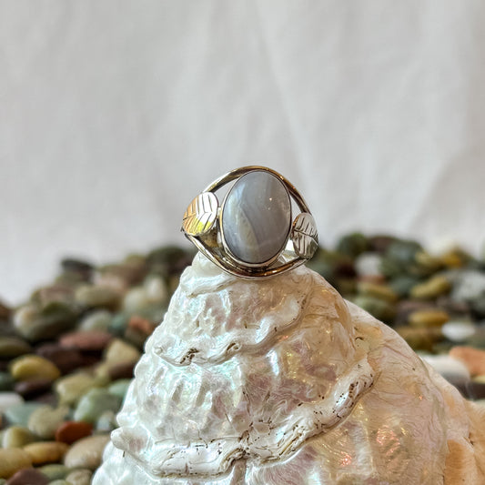 Lace and Leaves Ring