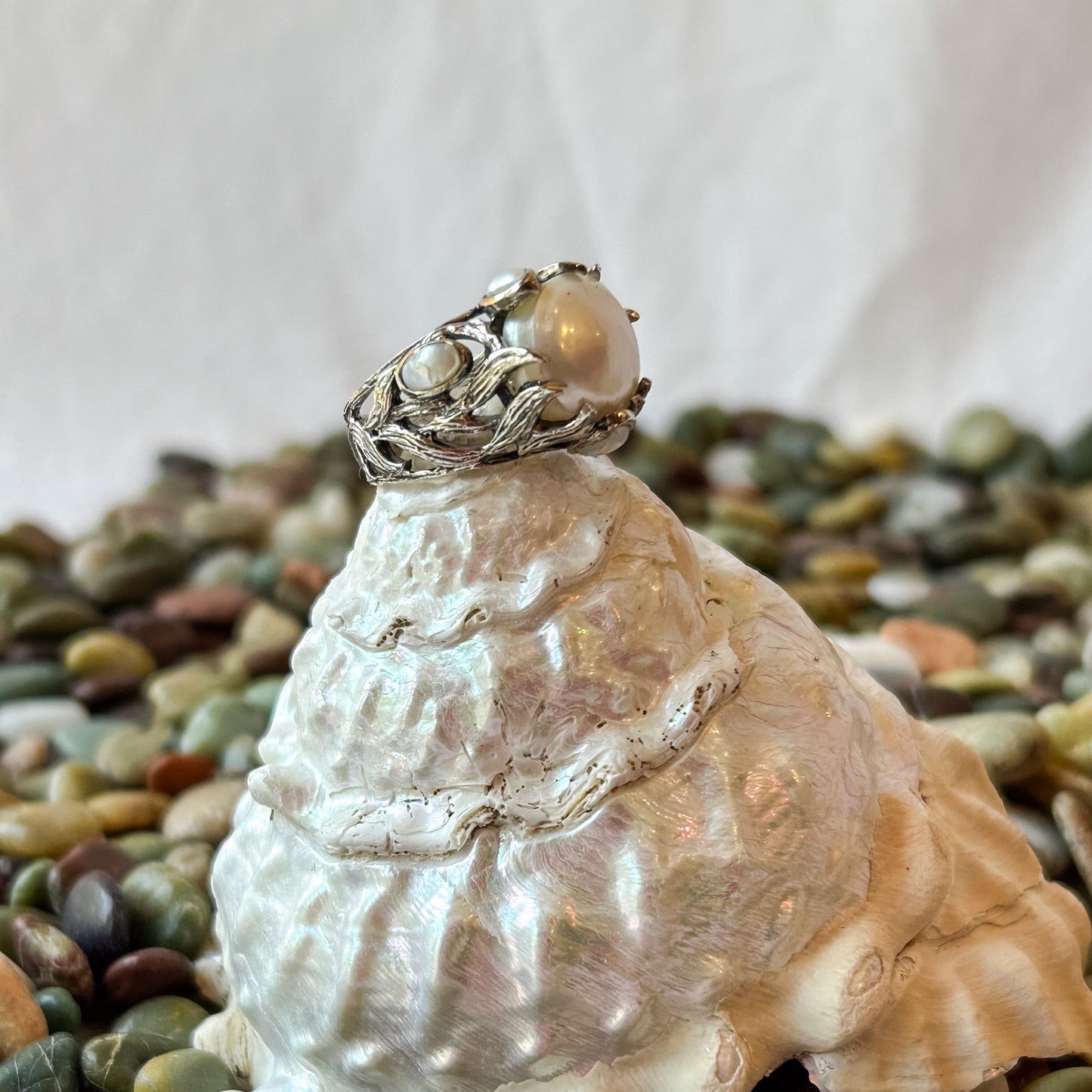 Tree of Pearls Ring