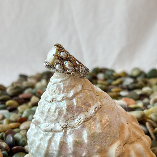 Tree of Pearls Ring