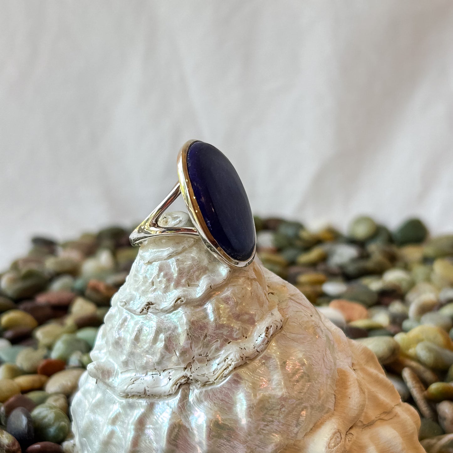 Lapis Orb Ring