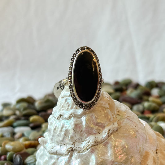 Spinel Orb Ring