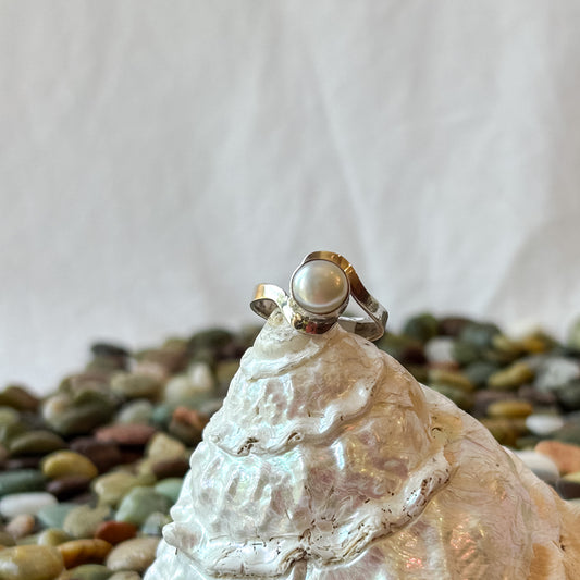 Pearl Swirl Ring