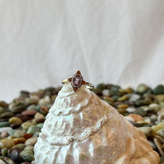 Small Amethyst Prism Ring