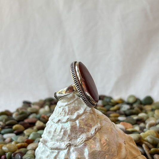 Jasper Moon Ring