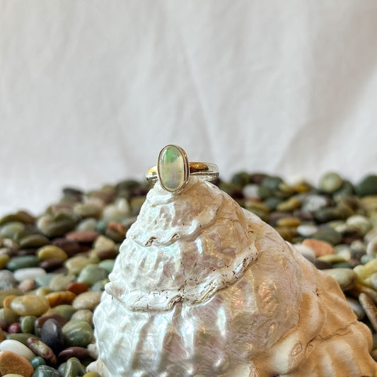 Oval Opal Ring