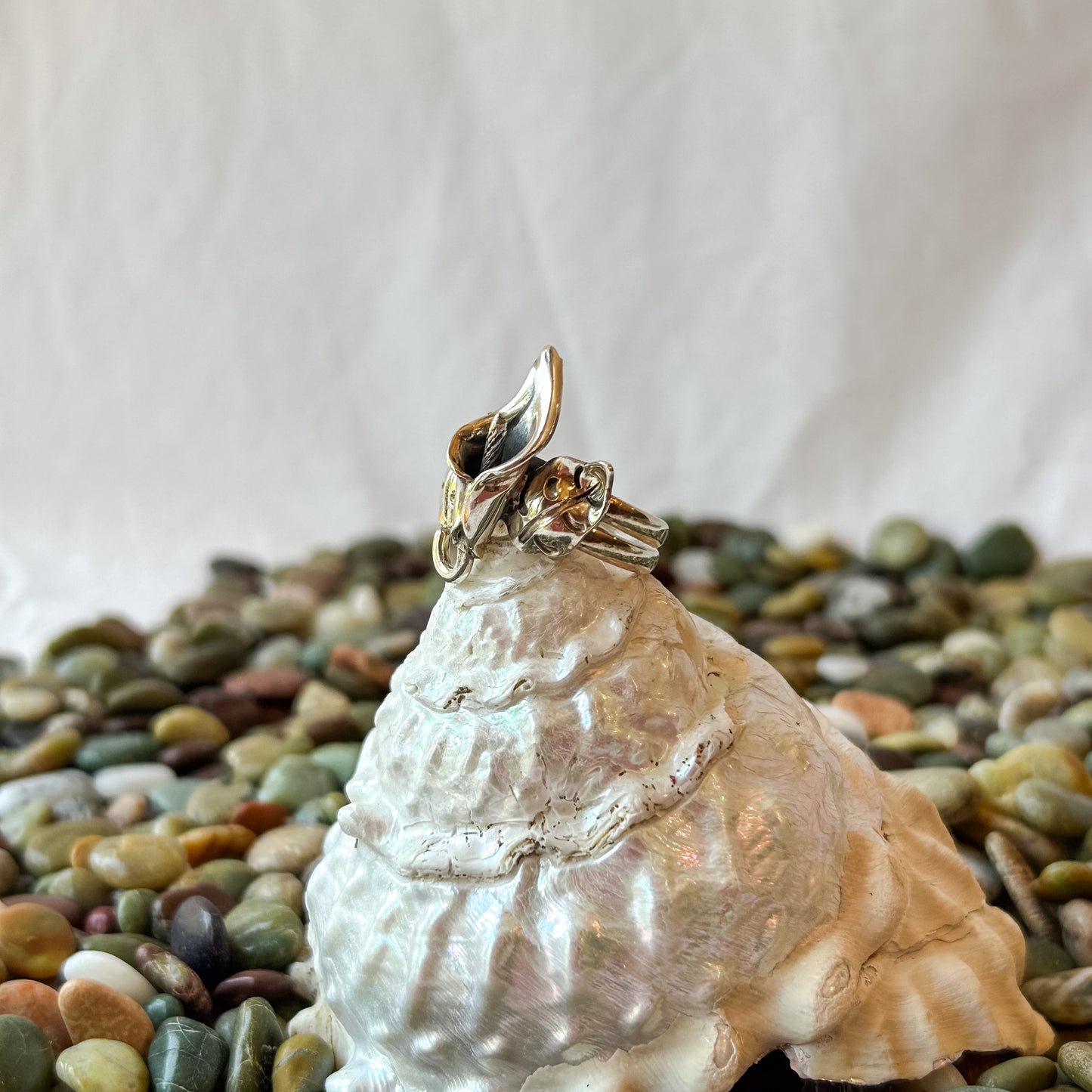 Silver Lily Ring
