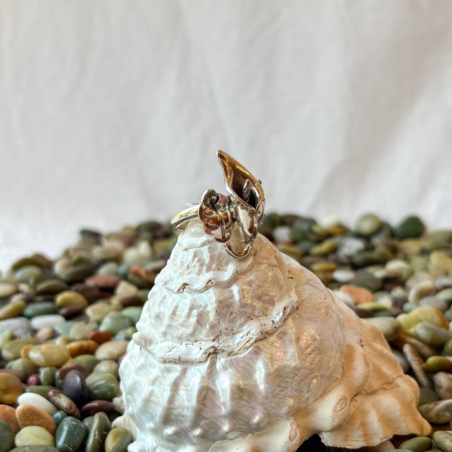 Silver Lily Ring