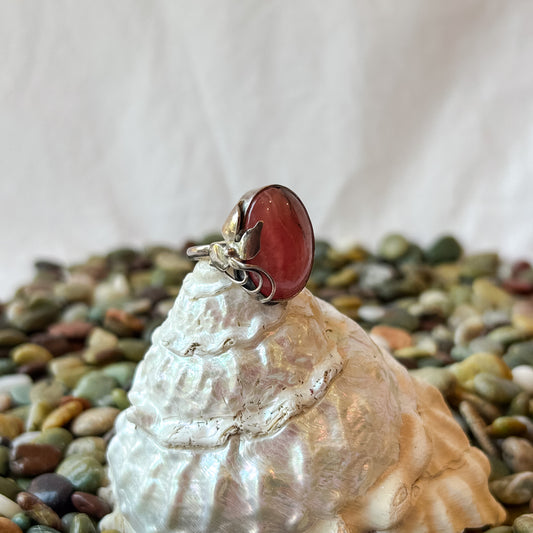 Engrossed Agate Ring