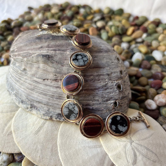 8 Round Stones Bracelet