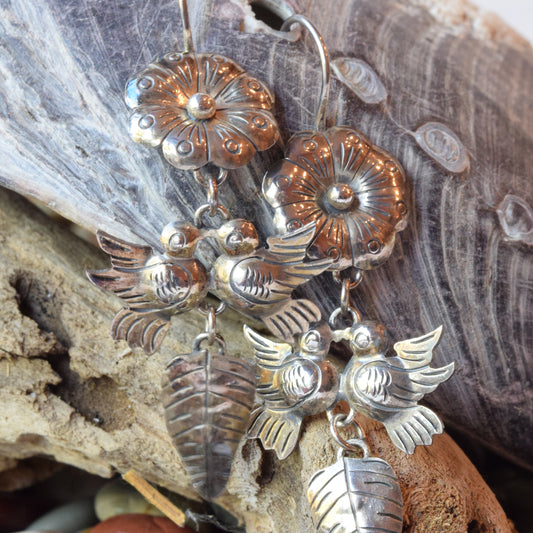 Kissing Bird Earrings