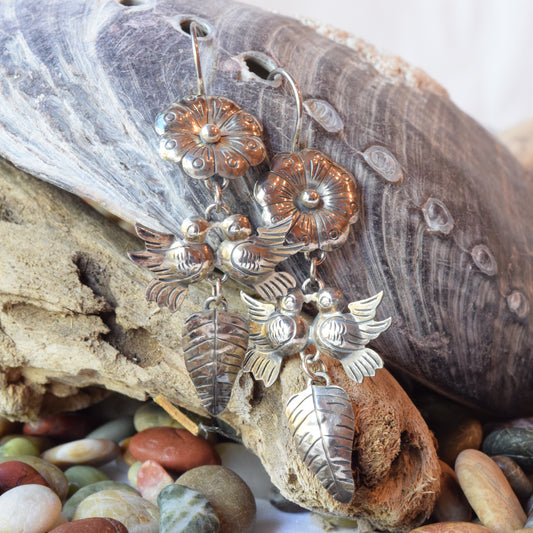 Kissing Bird Earrings