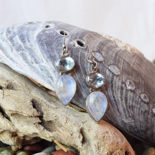 Foggy Sky Earrings