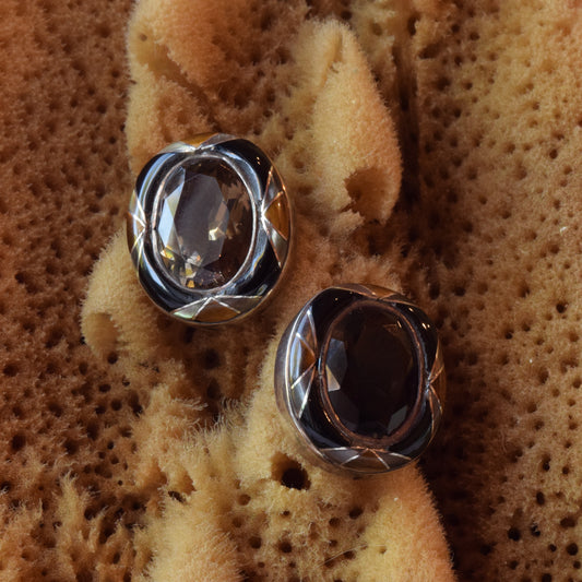 Chocolate Quartz Earrings