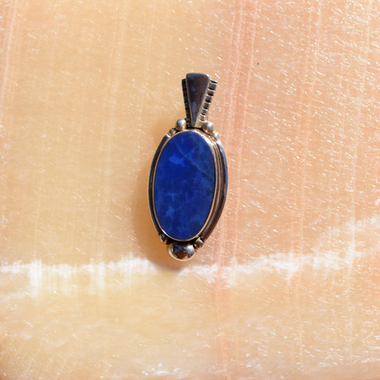 Electric Lazurite Pendant