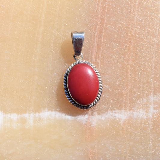 Magenta Moon Pendant