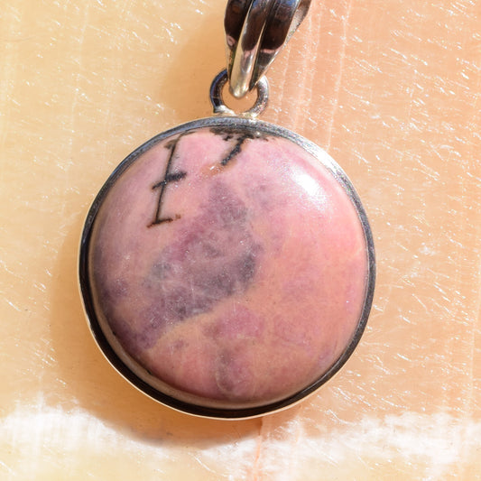 Pink Grunge Pendant