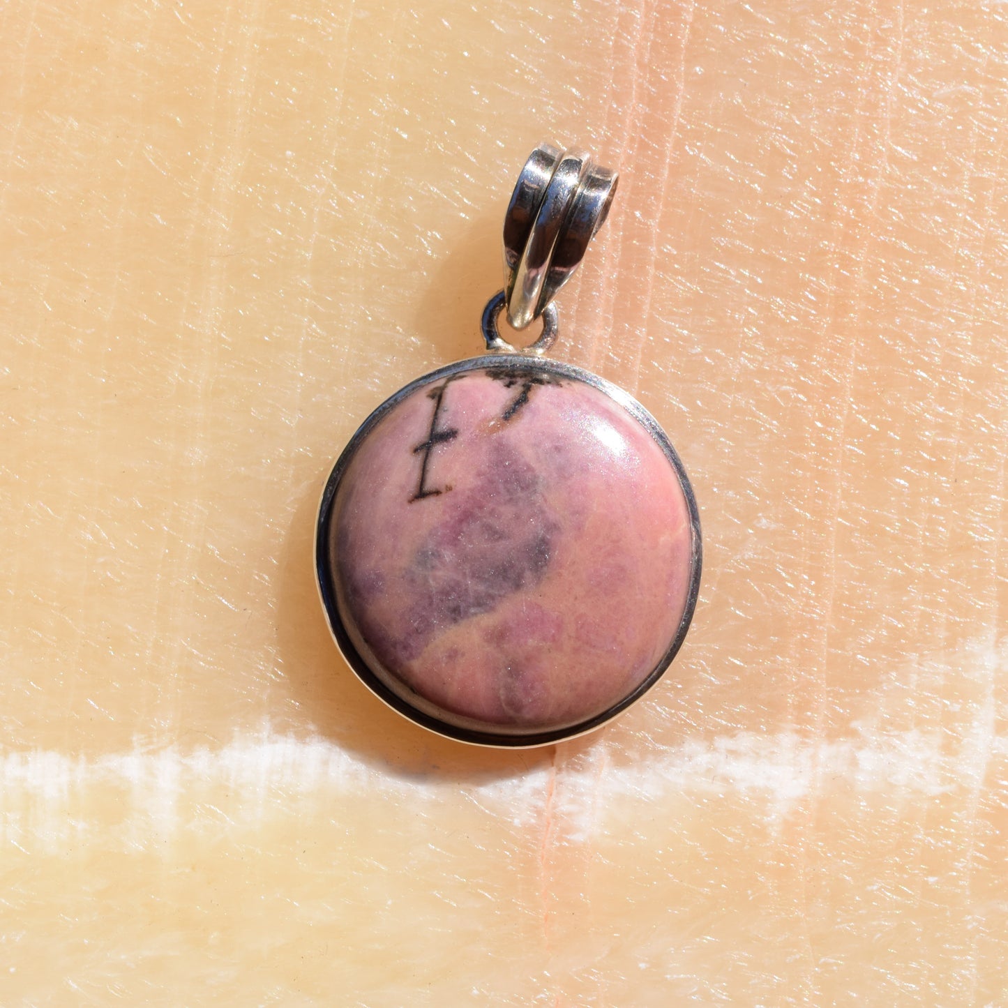 Pink Grunge Pendant