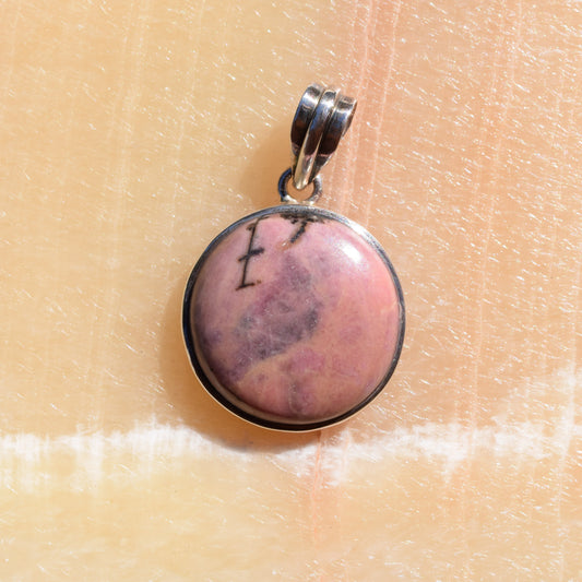 Pink Grunge Pendant