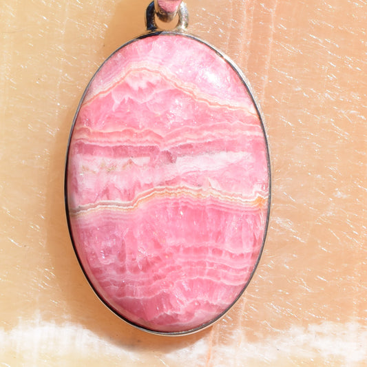 Large Pink Dissection Pendant
