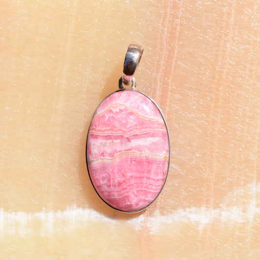 Large Pink Dissection Pendant