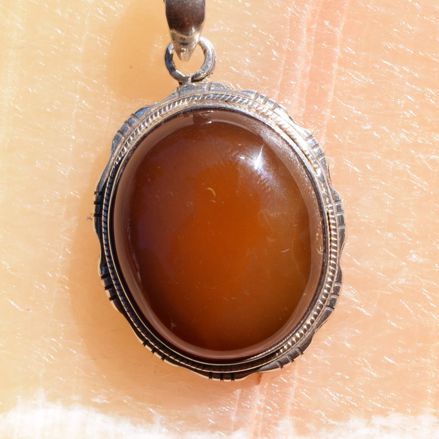 Glowing Brown Pendant