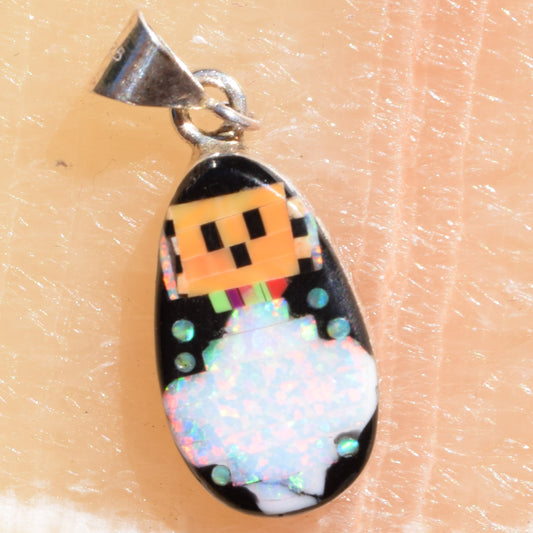 Inlay Owl Pendant