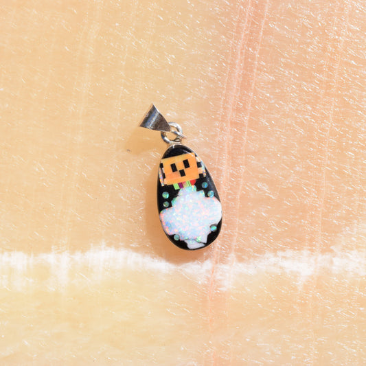Inlay Owl Pendant