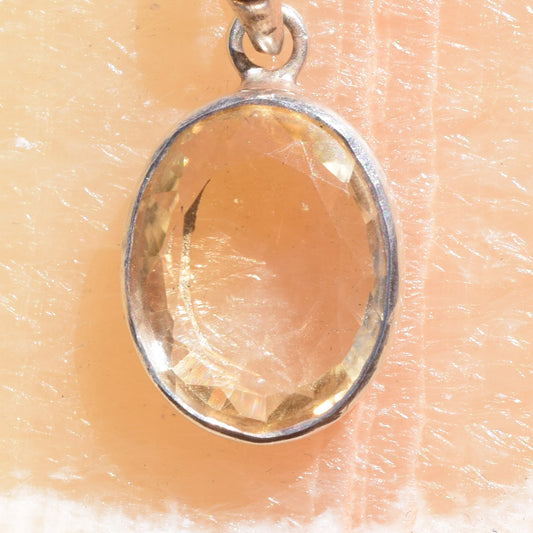 Simple Citrine Pendant