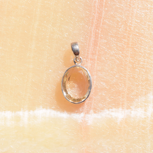 Simple Citrine Pendant