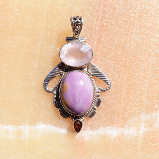 Purple Dragon Pendant