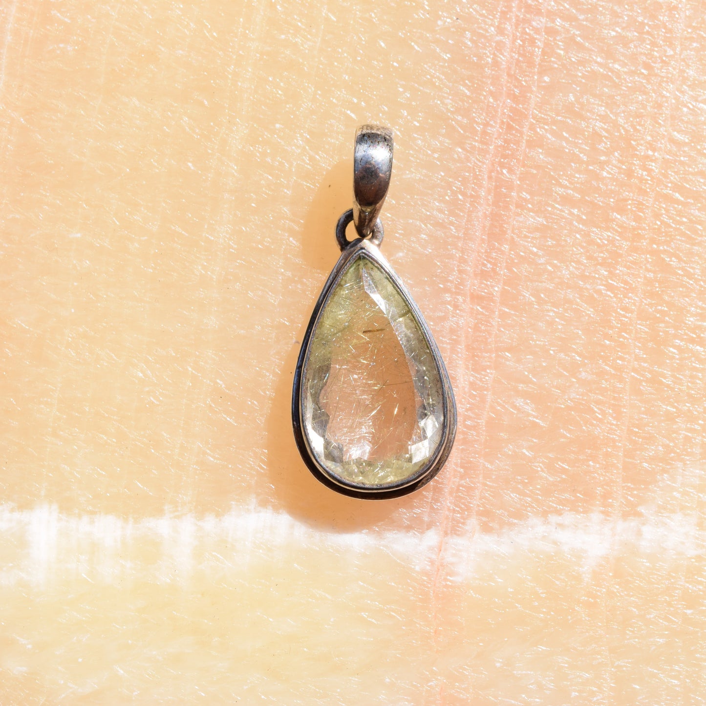 Grey Quartz Pendant