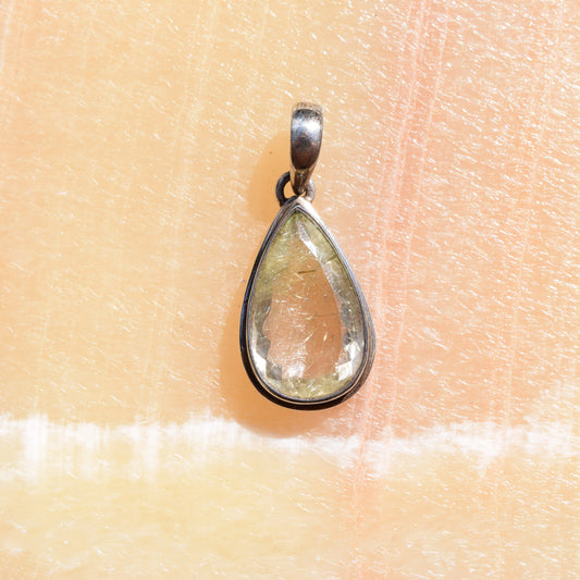 Grey Quartz Pendant
